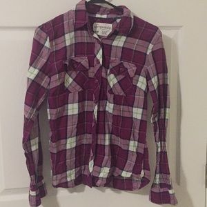 Aeropostale plaid button down